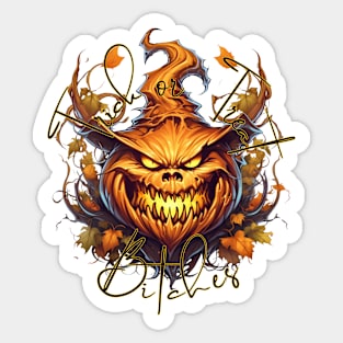 Trick or Treat B's Sticker